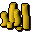 Gold coin stack